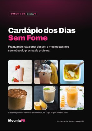 Capa do bônus Cardápio dos Dias Sem Fome